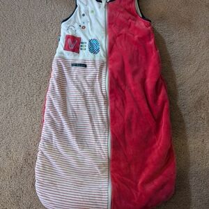 Sucre D'Orge Red and White Baby Outfit